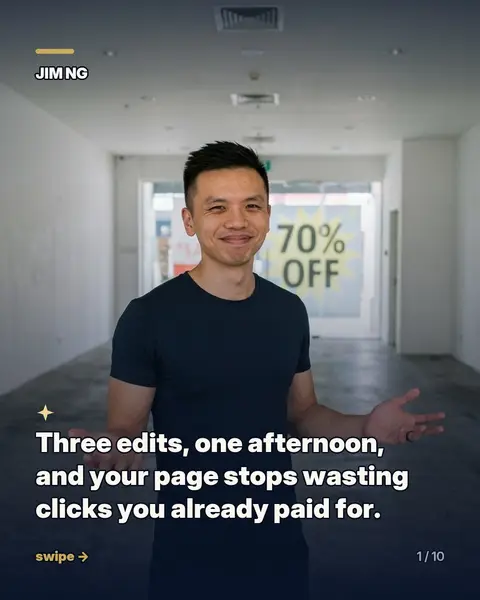 Cover of Jim Ng's Instagram post from 20 Sept 2026